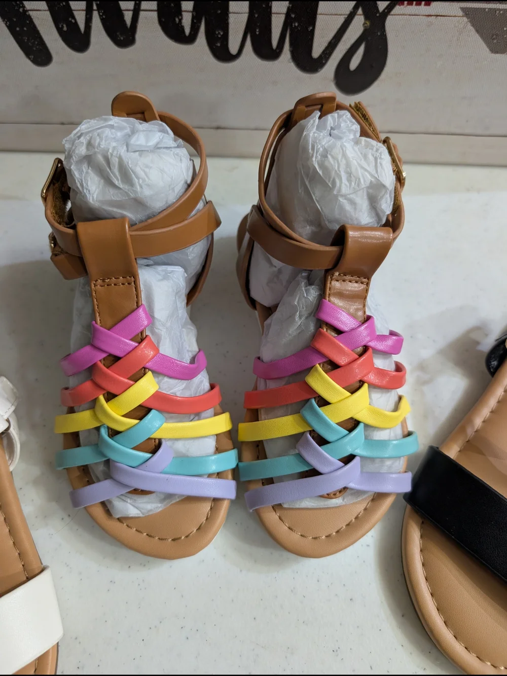 Four Pair Todler Girls Size 9  Fabkids